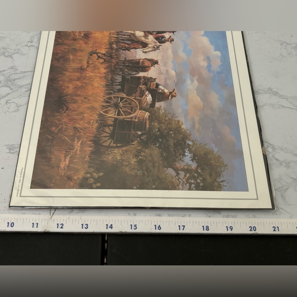 Reprint Painting By Gary Lynn Roberts 14x11 Afternoon Visit​​​ - Picture 5 of 5